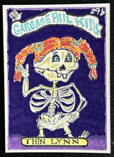 Garbage Pail Kids GPK 1/1 ACEO Sketch Card Thin Lynn * Hand-Drawn 29b * OOAK