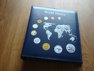 TOP World Money Münzalbum 1! KMS! Geld der Welt! Banknoten! Postkarte! Album!