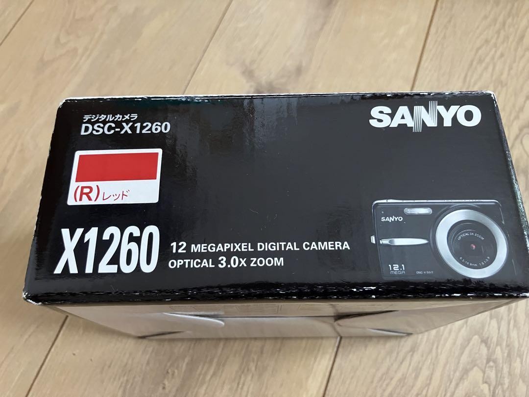 【箱付き美品】SANYO DSC-X1260 ブラック 三洋最後のデジカメ・DSC-X1260に10年前を懐かしむ｜夢望庵