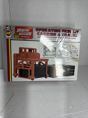 AHM Ho Scale Operating Freight Carrier #11010 Kit For Train Set Layout Scenery