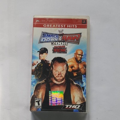 THQ WWE SmackDown vs. Raw 2008 Featuring ECW Sony PSP Multiplayer Wrestling