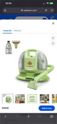 #ad #ad BISSELL Little Green Mini Portable Carpet amp; Upholstery Cleaner w Tools–Green $59.25