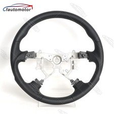 Full Black Leather Steering Wheel For 2003+ Toyota Prado 4Runner Tundra Sequoia