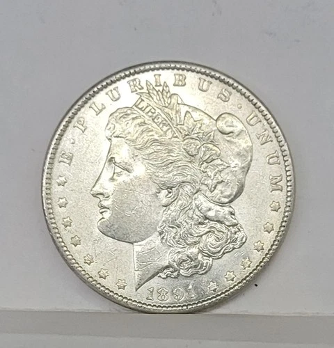 1891 $1 Morgan Silver Dollar - BU + Uncirculated Better Date