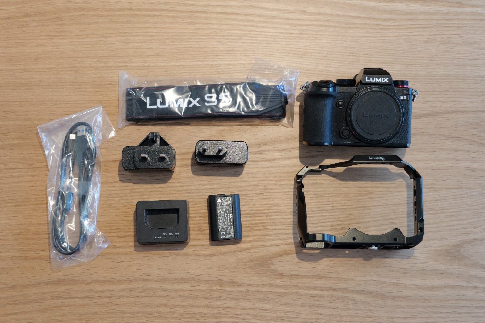 Panasonic Lumix S5 Mirrorless Camera Body with SmallRig Cage