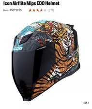 Icon Airflite EDO MIPS Full Face Motorcycle H...