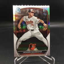 Jackson Baumeister 2023 Bowman Draft Chrome Refractor BDC-84 Orioles 1st