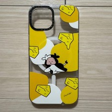 Cheese and cow design MagSafe compatible iPhone case