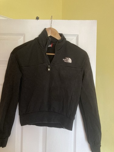 Felpa nera North Face taglia Xs