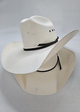 Lot of 2 Cody James 15X Natural 10X Natural Straw Cowboy Hats Men s Size 7