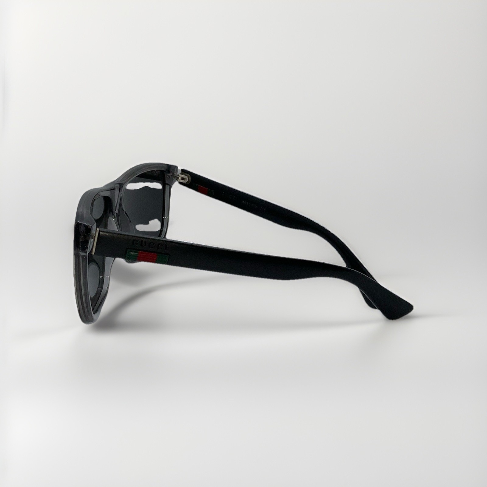 Gucci GG0010S 004 Rectangular Sunglasses Smoke Gr… - image 13