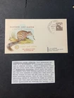 Australia 1960 FDC Cover 6d Banded Ant Eater Definitive Overseas Mailers Insert