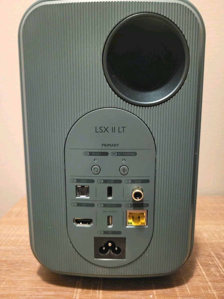 KEF LSX II LT Wireless Bluetooth HiFi Speakers 2.0 Channel Remote