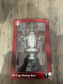 Official FA Cup Trophy Money Box England Corinthians 125th Anniversary