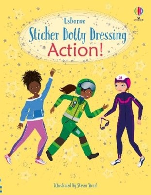 Fiona Watt Sticker Dolly Dressing Action! (Taschenbuch) Sticker Dolly Dressing