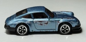 Hot Wheels Silver Series Vintage Club ‘71 Porsche 911 Blue 1/64 Diecast Loose
