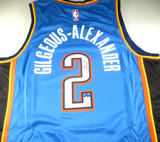 Shai Gilgeous Alexander / Autographed OKC Thunder Icon Edition Jersey / Panini