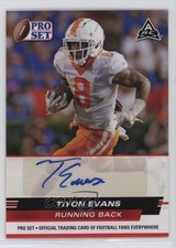 2022 Leaf Pro Set Draft Auto Red Tiyon Evans #PSA-TE1 Auto 0q1p