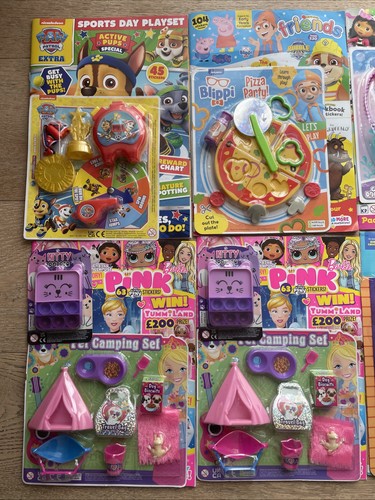 JOBLOT OF 10x KIDS ACTIVITY MAGAZINES - BARBIE, PAW PATROL, NUMBER BLOCKS, ETC. - Picture 2 of 4