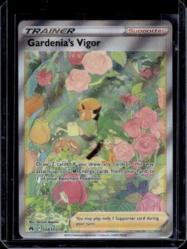 2023 Pokemon SWSH Crown Zenith Gardenia's Vigor Galarian Gallery #GG61/GG70