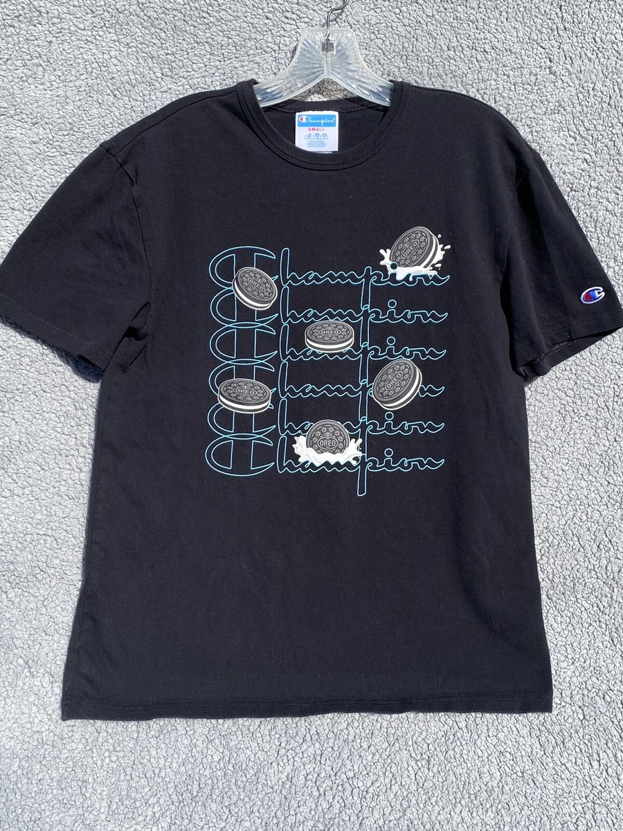 Champion Oreo Collab Short Sleeve T-Shirt Men's Size Small