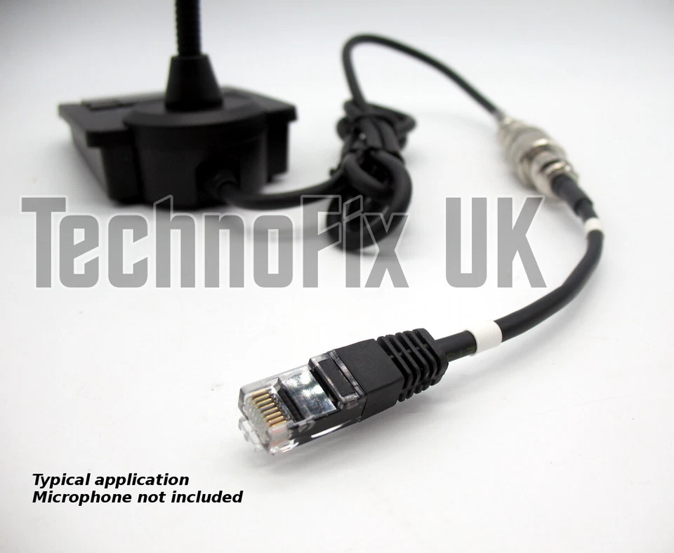 Adapter - Icom desk microphones SM-20 SM-30 SM-50 to Yaesu radio 8p8c RJ45 - Image 2 of 3