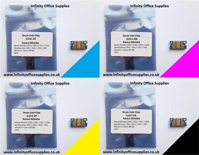 Drum Reset Chip IU211 for the Konica Minolta, Develop Ineo C200 C203 C253 C353