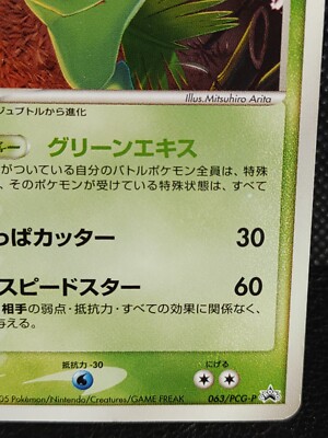 Sceptile 063/PCG-P Meiji Promo Pokemon Card Japanese Vintage | eBay