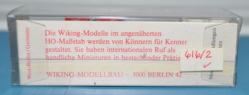 Wiking 22616 (616/2) Mercedes 1619 Fire Ladder Truck LF 16 w/Hose Reel NEW w/BOX - Picture 10 of 10