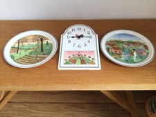 Villroy Boch - The Four Seasons Clock & Wall Plates