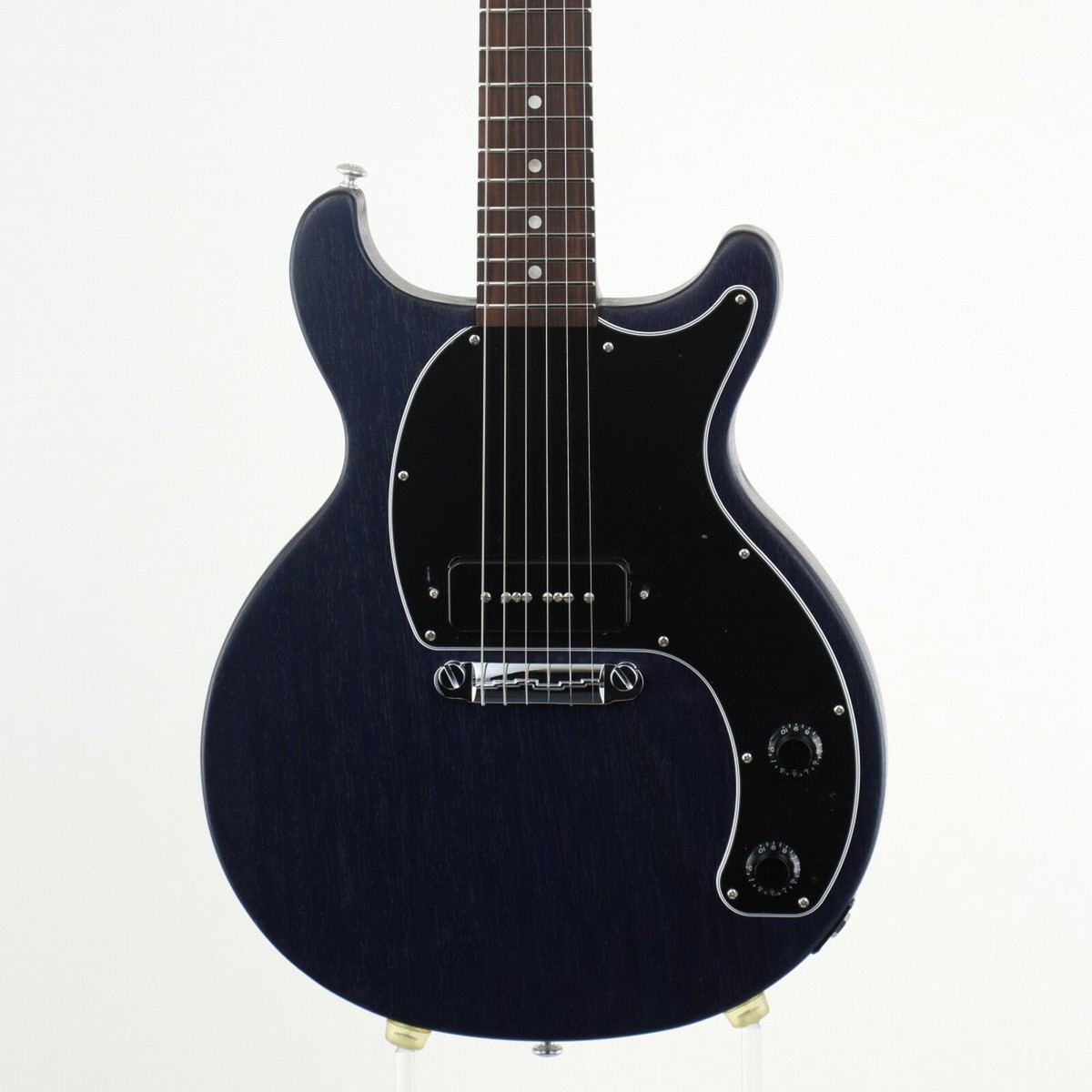 Gibson USA Les Paul Junior Tribute DC Blue Stain Used Mahogany  