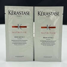Kerastase Nutritive Bain Satin 2 Irisome Exceptional Nutrition Shampoo 10ml x 2