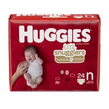 288/CS Unisex Baby Diaper Huggies Little Snugglers Newborn Heavy Absorbency