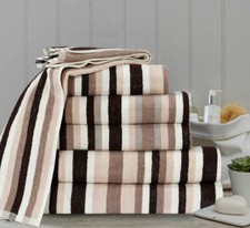 Royal Victorian Stripe Towels, 100% Pure Cotton, 550 GSM Towel Range