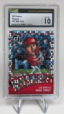 Mike Trout Whammy! #W2 2022 Donruss Baseball CSG 10 Gem Mint LA Angels MLB