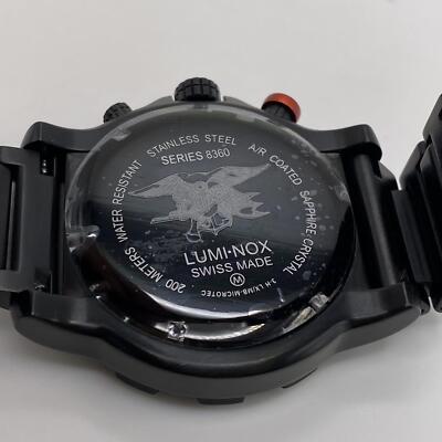 Luminox Navy Seal Dive 45mm Steel Black Dial Mens Quartz Watch XS  