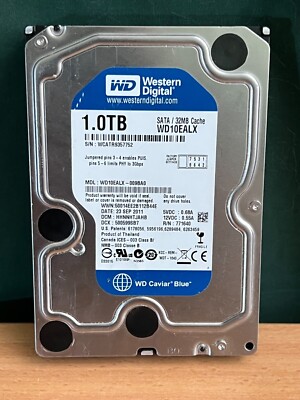 WD Caviar Blue 1TB SATA HDD 7200 RPM 32MB Cache Hard Drive WD10EALX  Australia