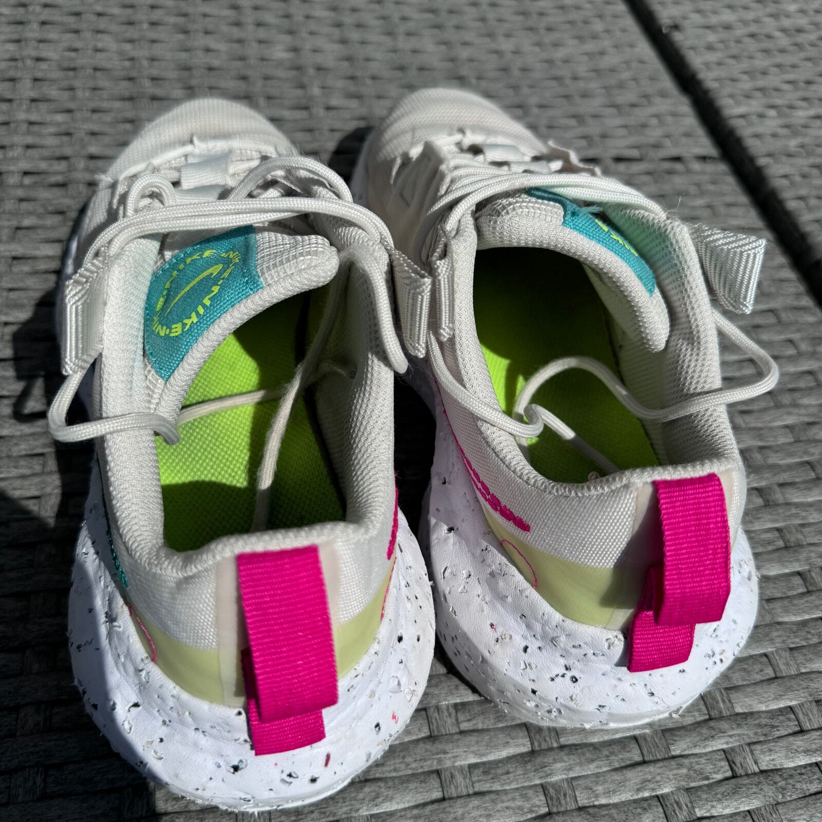 Nike Crater Impact Running Shoes Sneakers Low Top CW2386-004 Beige Womens Size 8 thumbnail 3