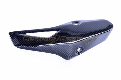 2016-2018 Ninja ZX-10R Carbon Fiber Exhaust Pipe Heat Shield Twill Weave Pattern - Bild 2 von 3