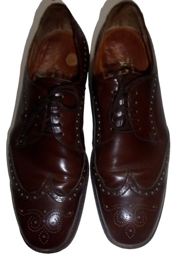 Men’s Alan Mcafee 10 Oxfords Dress Wingtip Brown Leather England Shoes Alan Mcafee Shoes Mens 10 US 11 Oxfords Dress Wingtip Brown  main image 4