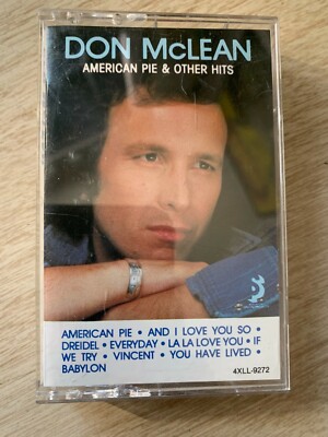 Don McLean Cassette Tape  - American Pie and Other Favorites ~~~ TESTED