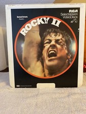 ROCKY II 2 Sylvester Stallone Boxing CED Video Disc 1981