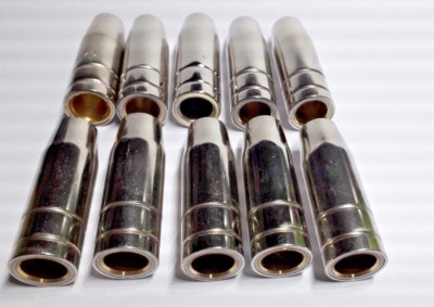 10x Gasdüsen MB 14 MB15 NW 12mm Brenner Konisch Steckbar Düse Schutzgas MAG MIG