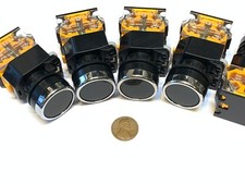 5 Pieces Black Latching push button switch 22mm normally open closed n/o n/c C32