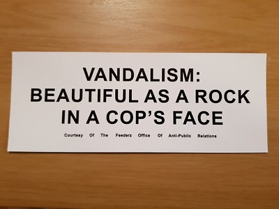 Kurt Cobain (Nirvana) - Vandalism decal guitar sticker. punk rock grunge feederz