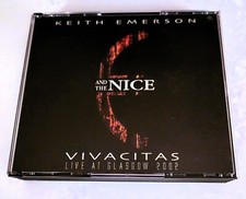 Keith Emerson and The Nice - VIVACITAS Live at Glasgow - SIGNED 3 disc CD 2003