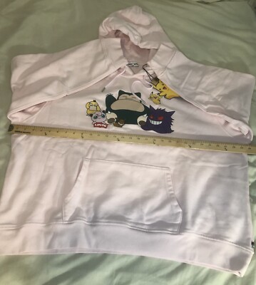 Levi's Pokemon 25th Anniversary Pink Hoodie Mens Size 2XL New Rare