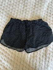Primark Black/Navy and White Polka Dot Shorts 