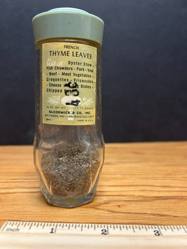 ✰ Vintage SCHILLING/McCormick Spice Jars Avocado/Sage Green Lid ✰YOUR CHOICE✰ - Picture 51 of 53