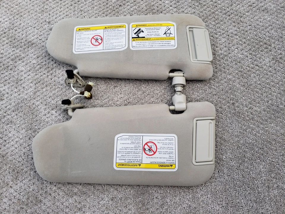 2003-2008 Infiniti FX35 FX45 conjunto de para-sol retrátil fabricante de equipamento original - Imagem 4 de 4